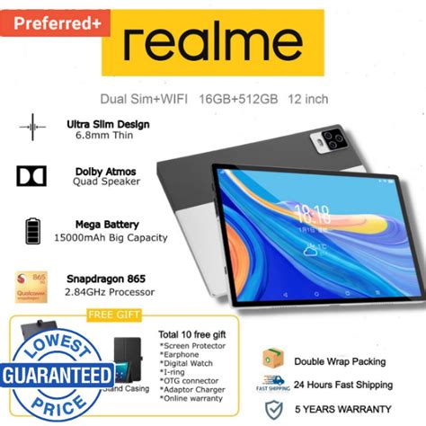 realme tablet with sim