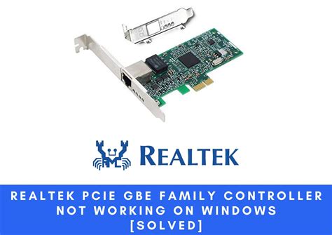 realtek pcie gbe family controller driver w7