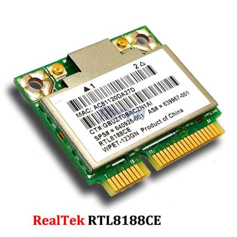 realtek rtl8192de wireless lan 802.11n driver
