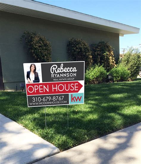 Open House Outdoor Lawn Sign Real Estate Yard Sign 1 Piece