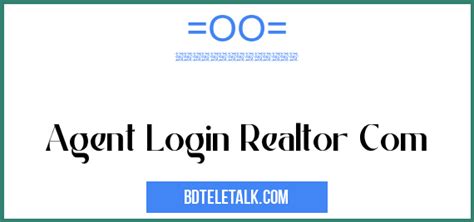 realtor.com agent login support