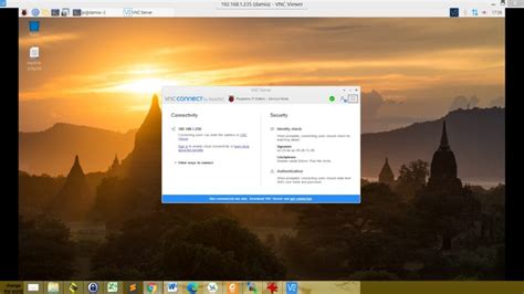 realvnc server raspberry pi in gnome