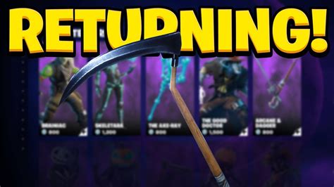 Fortnite Kratos Skin + Leviathan Axe Pickaxe Return Release Date 2023 YouTube