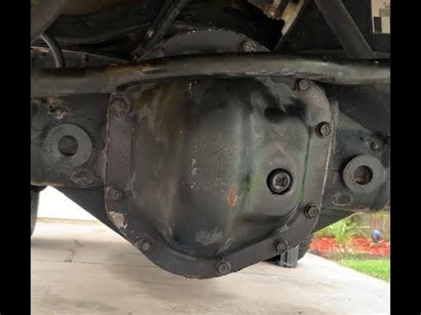 Rear Diff Cover Removal