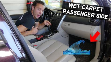 reason back seat passenger floor gets wet