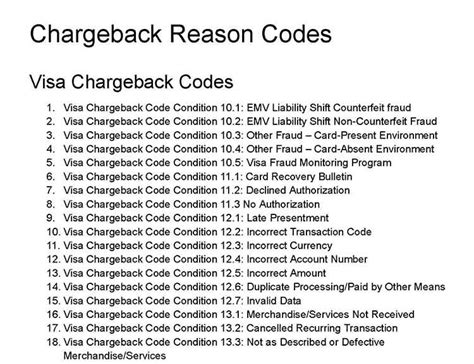 reason code 13.5