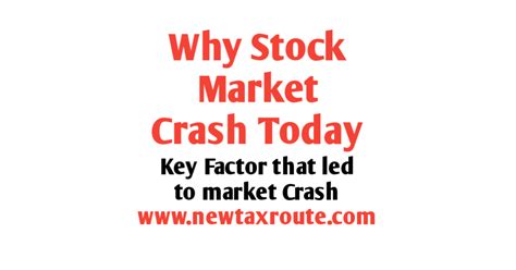 reason for indian stock market crash today