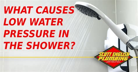 Reason For Low Shower Pressure