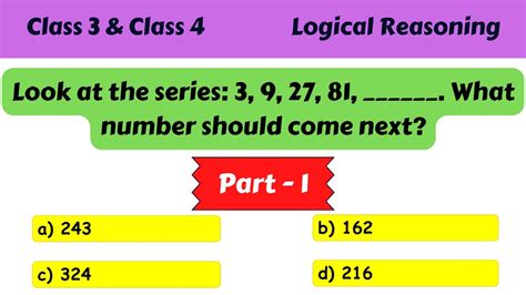reasoning questions for class 4 with answers pdf