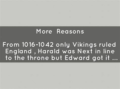 reasons why harald hardrada should be king