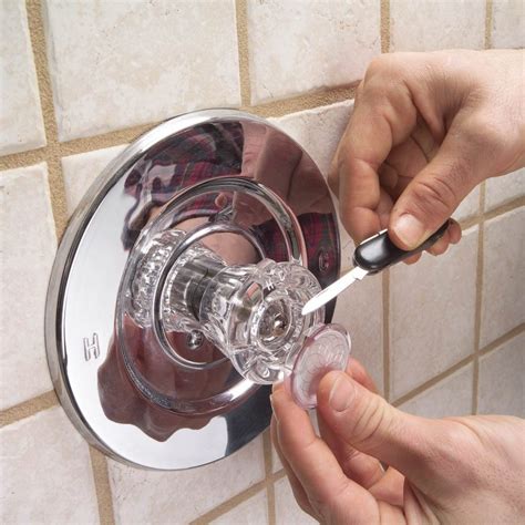 reassemble shower handle