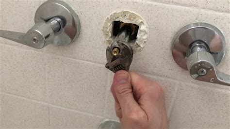 reassembling a shower diverter