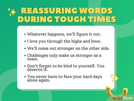 Reassuring Words When You Need Help