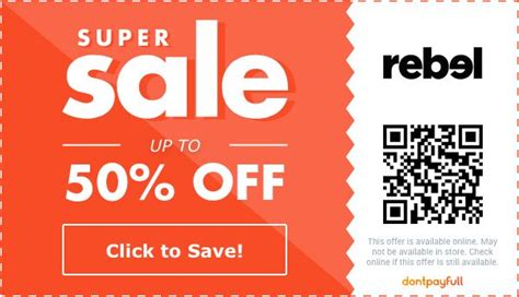 Get The Best Deals With Rebel Sport Coupon Codes