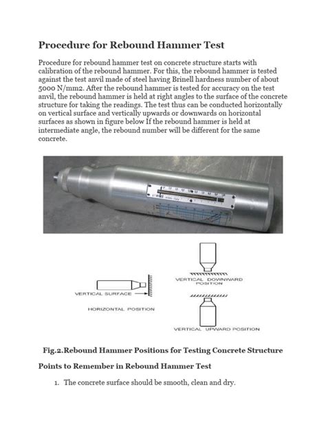 Rebound Hammer Pdf