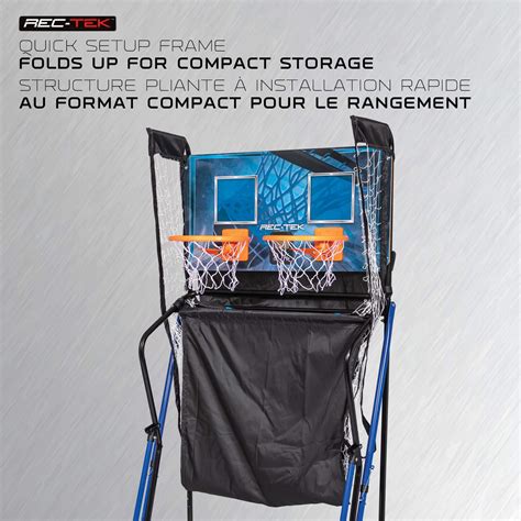 RecTek MVP Basketball Shootout Arcade Game with 4 Balls & Electronic