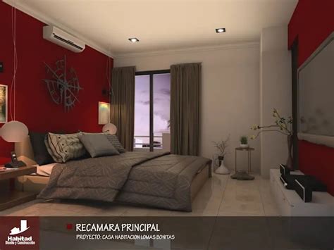 Recamara Rojo Con Beige