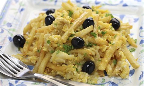 receita de bacalhau a bras pingo doce