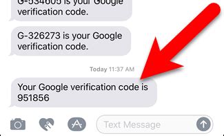 receive google verification code sms