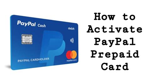 Receiving and Activating a PayPal Credit Card