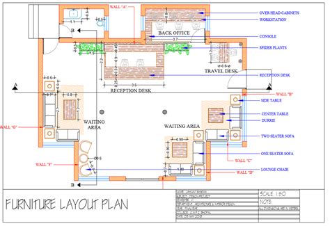 Reception Area Floor Plan