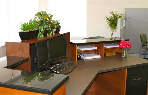 Reception Desk Setup