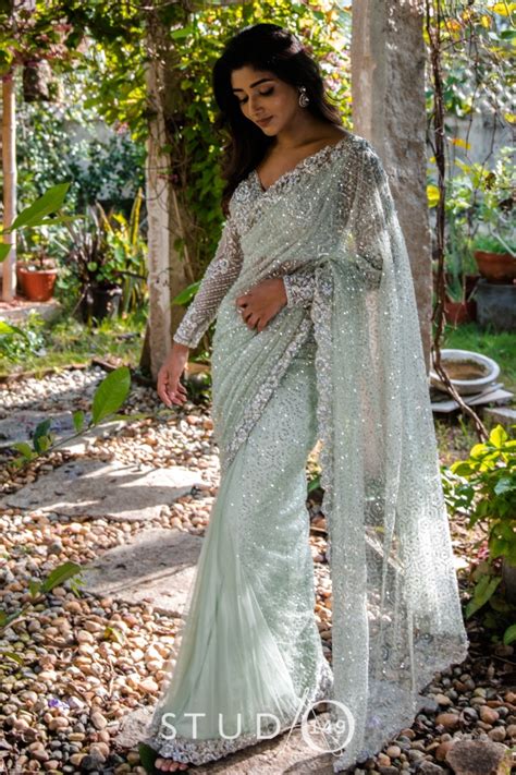 19+ Reception Wedding Saree