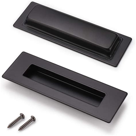 recessed drawer pull handle