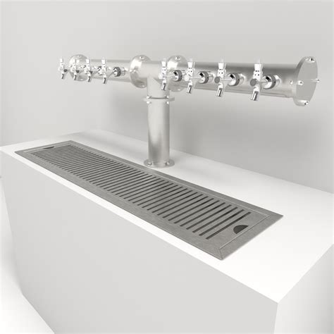 Recessed Drip Tray With Drain