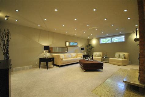 Recessed Lights Basement Bedroom