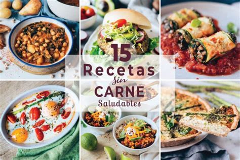 recetas de comidas sin carne