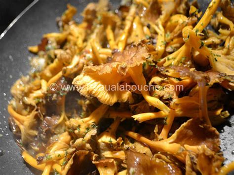 Recette Chanterelles