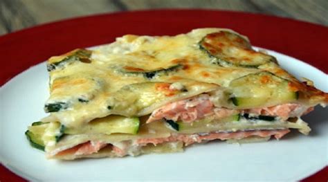 recette lasagne saumon courgette