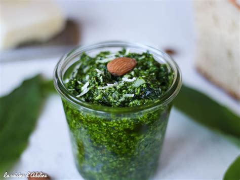 recette pesto ail des ours sans fromage