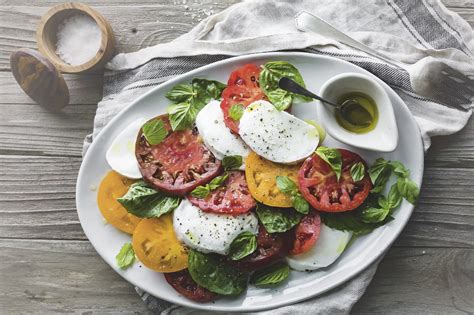 recette salade caprese light