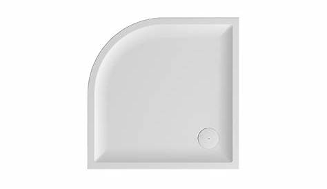 Receveur De Douche Dangle 80x80 1 4 Cercle Acrylique Blanc Cm Ep 15 Cm