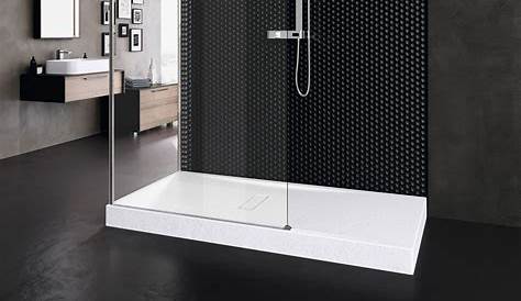 Receveur Douche Rectangulaire De L 120 X L 80 Cm Gres Blanc Asca2