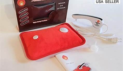 Rechargeable Portable Personal Heating Pad/Pack Red
