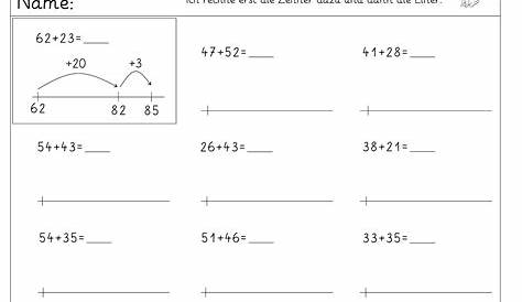 Lernstübchen: Rechenkärtchen für den Rechenstrich | Mathe 2. klasse
