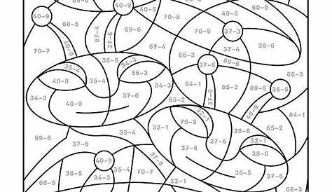 Math - Multiplication and Division - Color by number | Math coloring