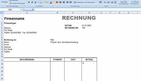 Excel-Rechnungsvorlage (zum Download) | akademie.de - Praxiswissen für