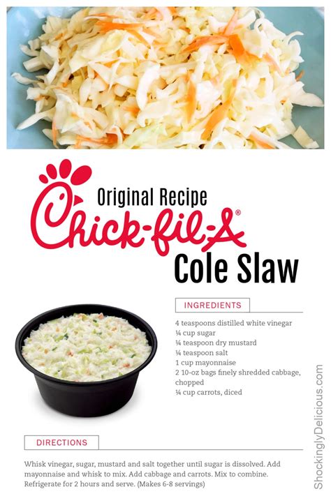 recipe for chick-fil-a coleslaw