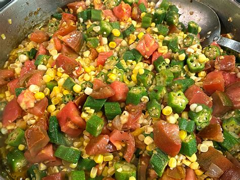 Quick okra, corn and tomato saute Family Food on the Table