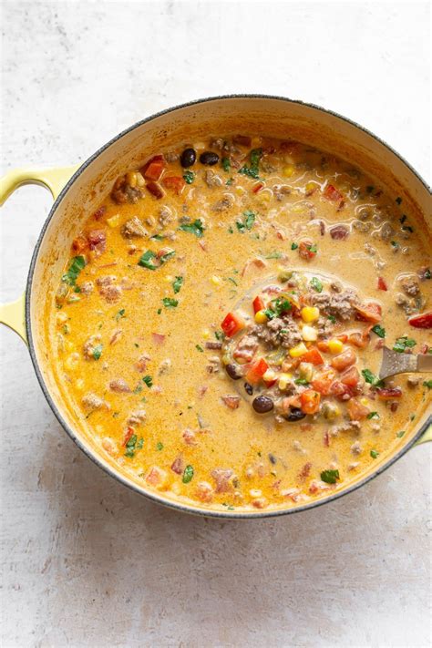 Spice Up Your Meal With Our Creamy Taco Soup Recipes