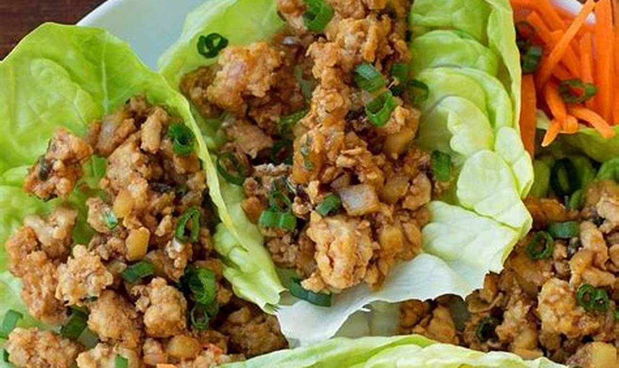 recipe for p.f. chang's chicken lettuce wraps