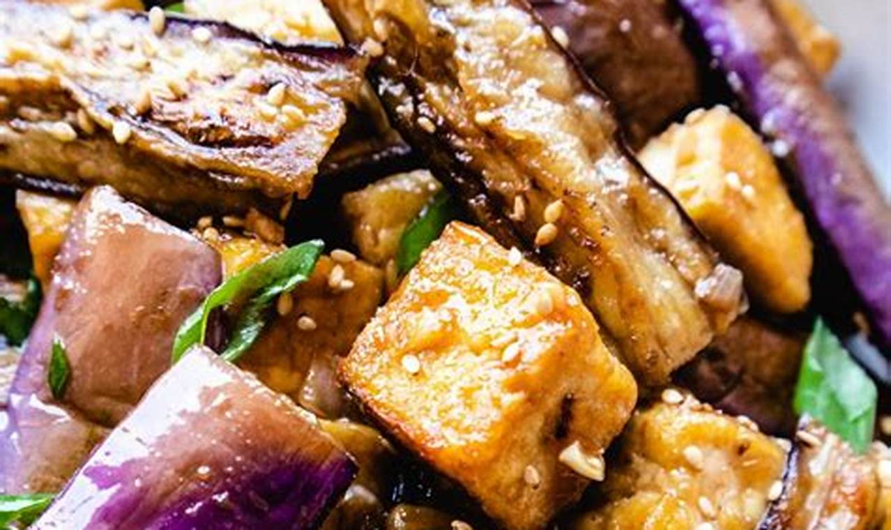 recipe for tofu and eggplant