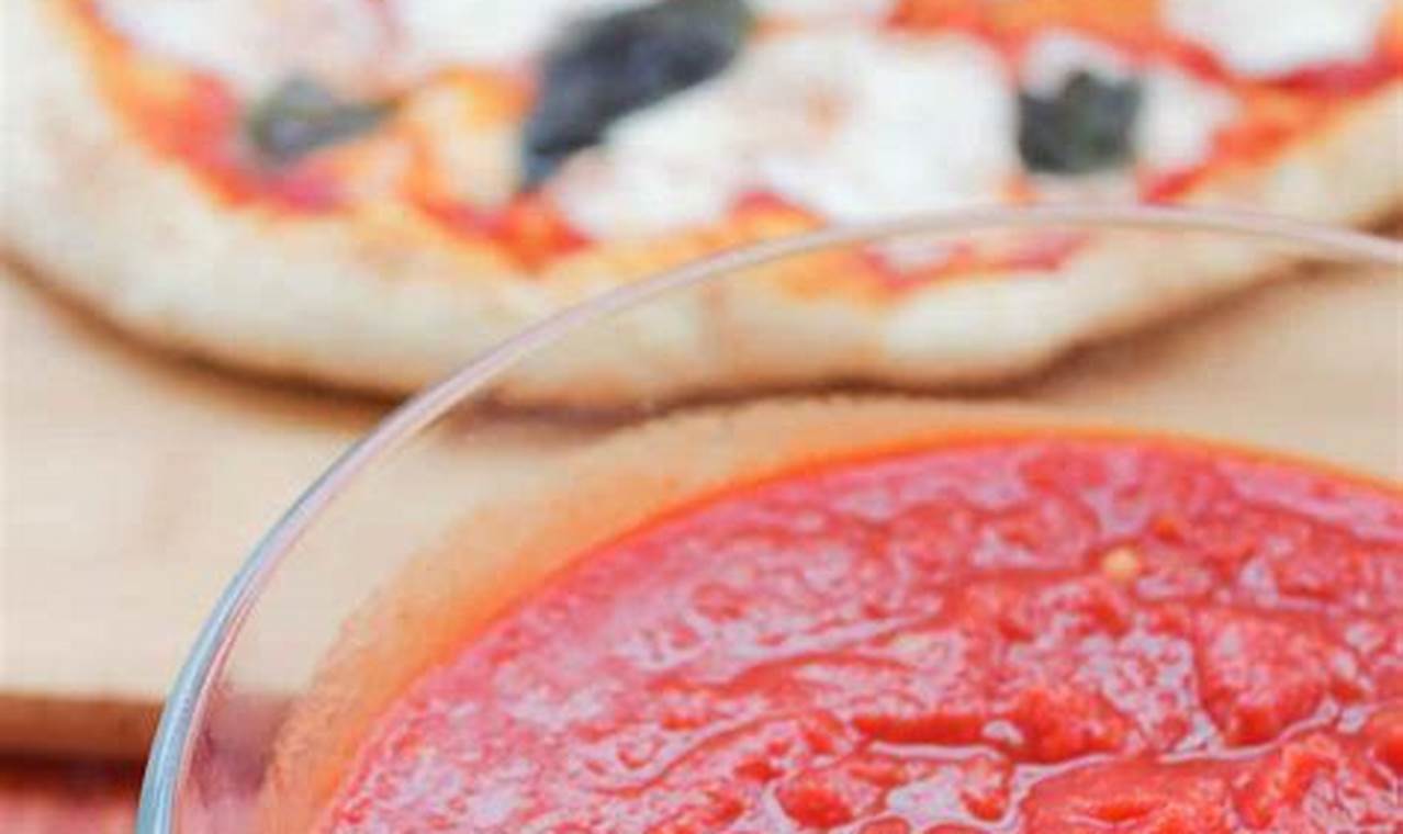 recipe pizza sauce fresh tomatoes