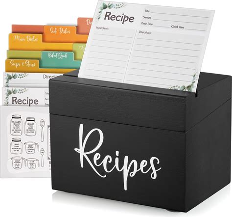 Recipe Card Box Set