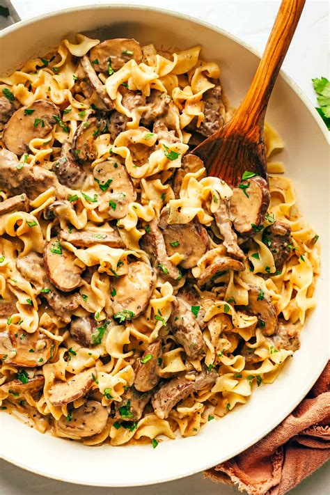 Classic Beef Stroganoff Recipe + Delicious)