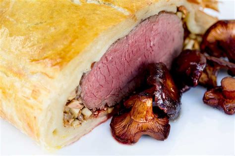recipe for beef wellington with mushrooms